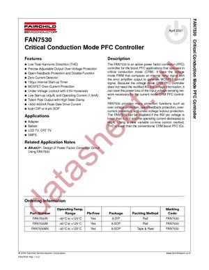 FAN7530MX datasheet  